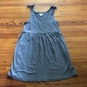 UpWest tie strap grey babydoll dress size extra small